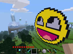 Minetest Smiley Face